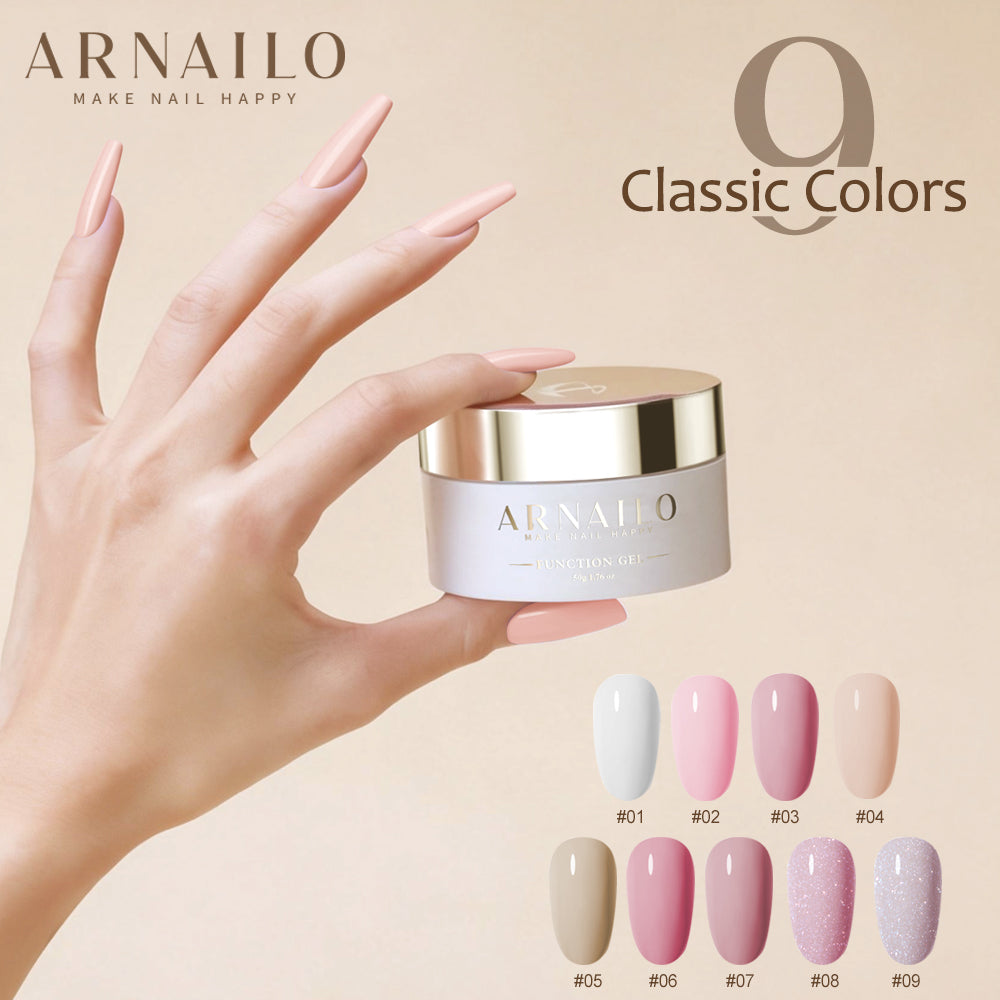 ARNAILO Nude Builder Gel No Heat Spike Builder Extend Gel 50g